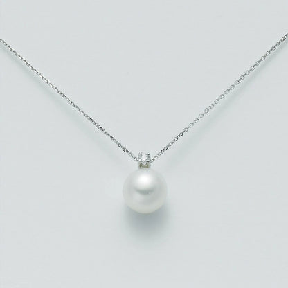 Collana Donna PERLA E BRIALLANTI Miluna