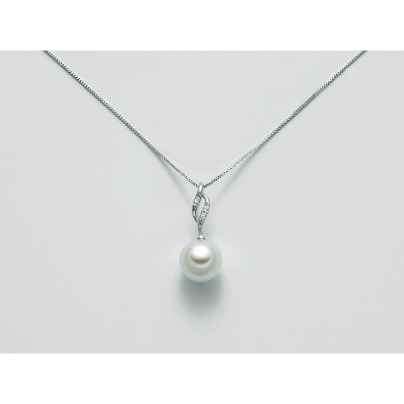 Collana Donna DIAMANTI E PERLA Miluna