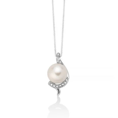 Collana Donna PERLA E DIMANTE Miluna