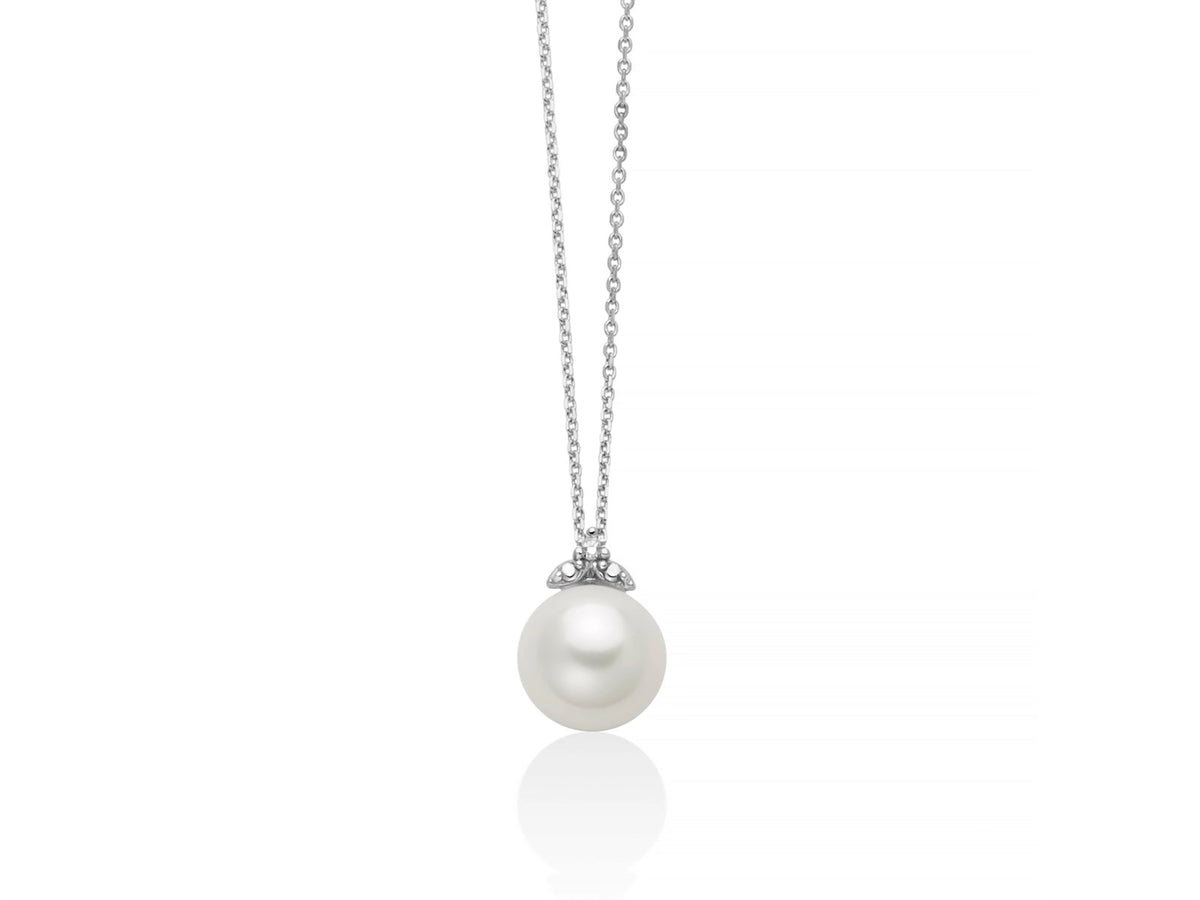Collana Donna PERLA E DIAMANTI Miluna