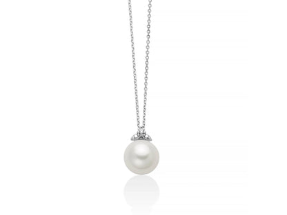 Collana Donna PERLA E DIAMANTI Miluna