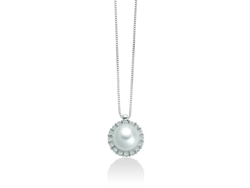 Collier PERLA E DIAMANTI Donna Miluna