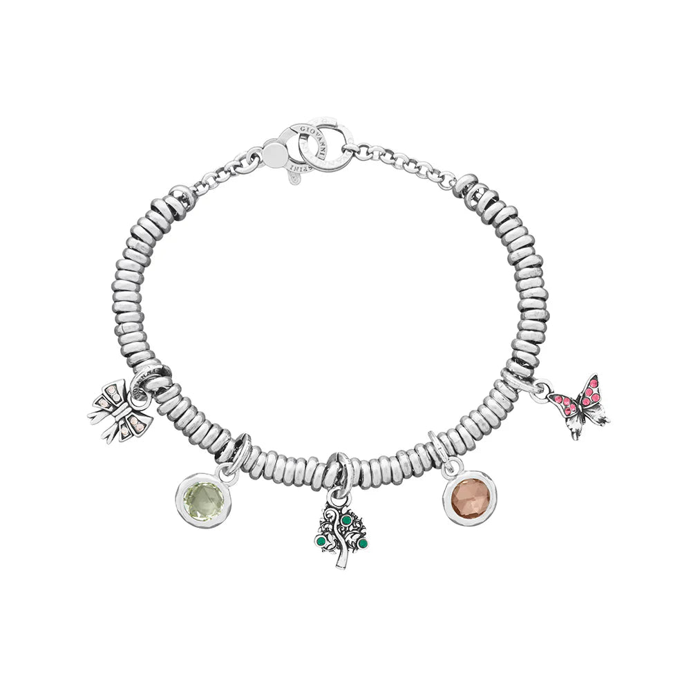 RASPINI : Bracciale completo LIFE CRYSTAL cm 20