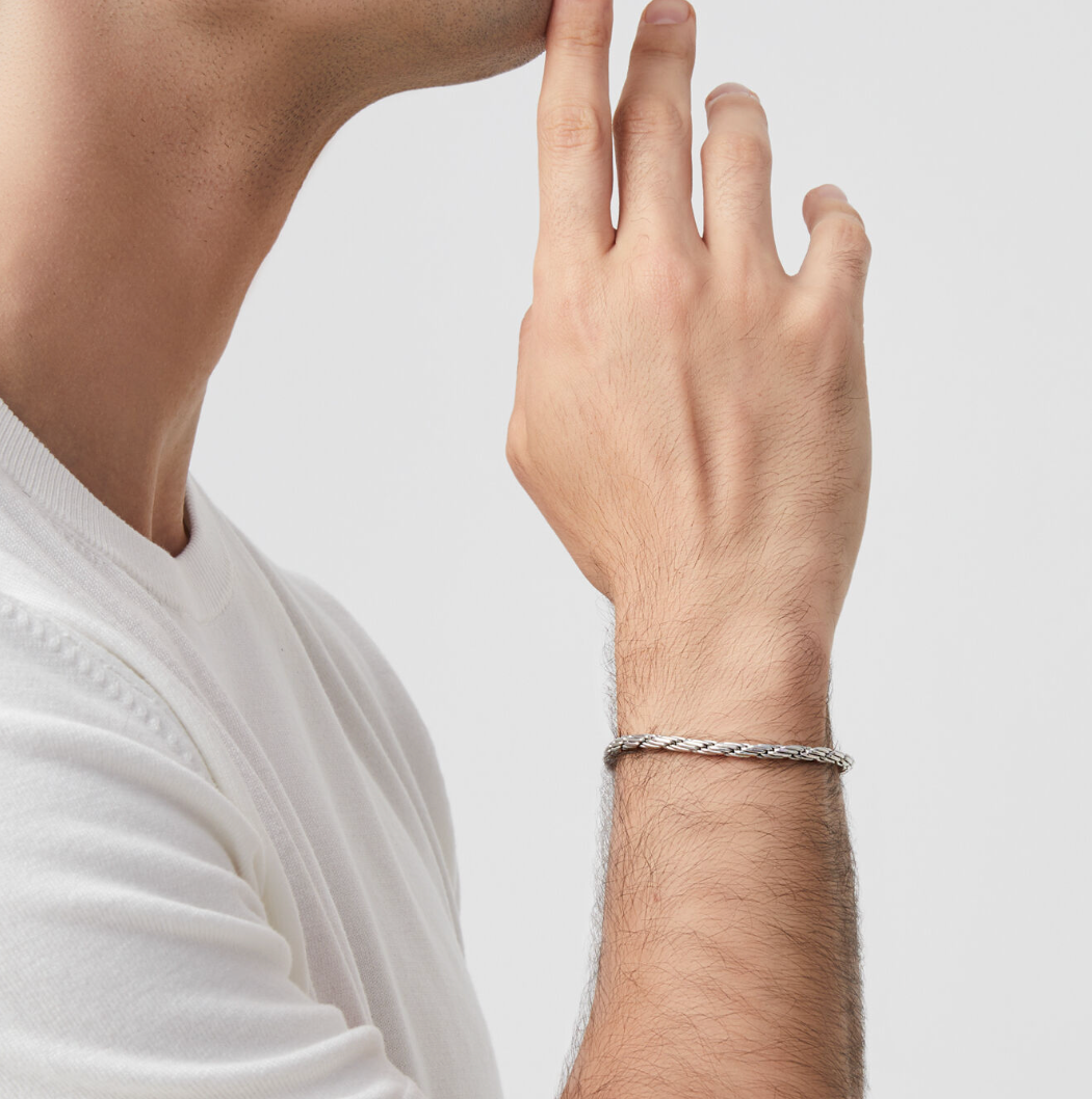 Bracciale Uomo CATENA CORDA Giovanni Raspini