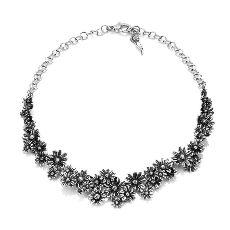 RASPINI ; COLLANA MARCHERITE cm 47