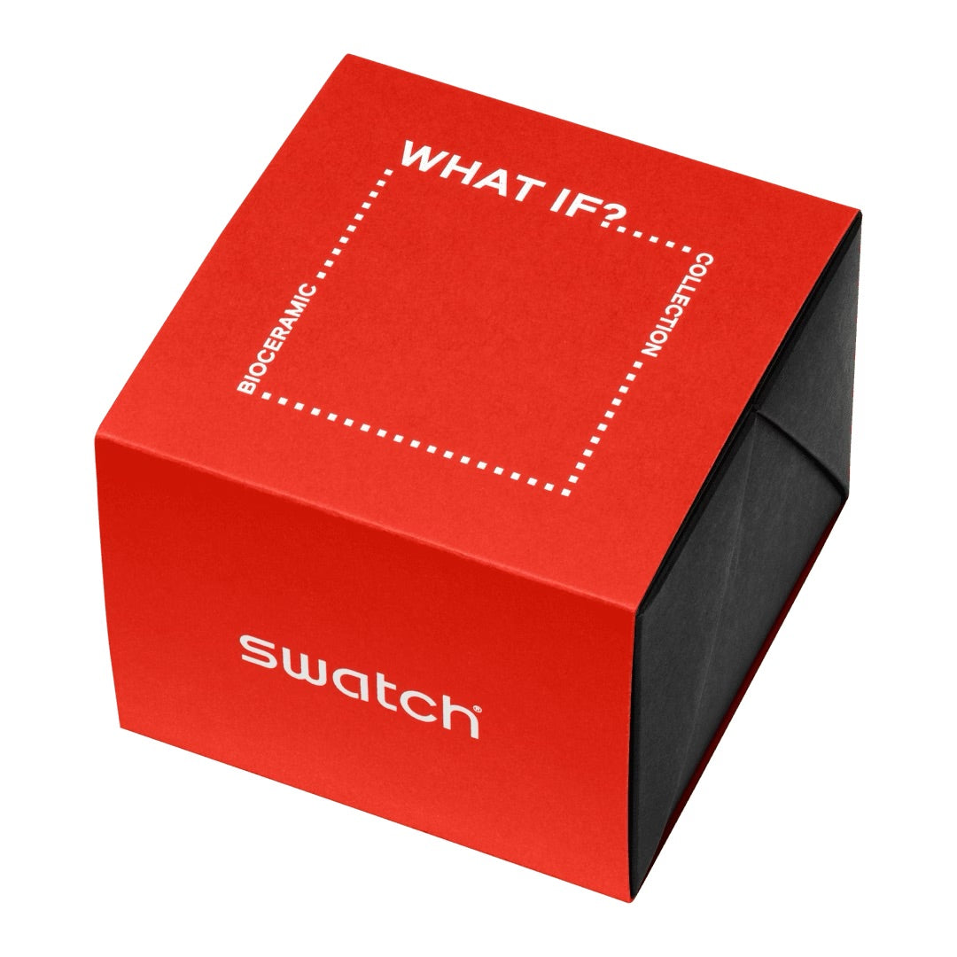 Orologio WHAT IF…BLACKAGAIN? Swatch