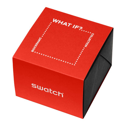 Orologio WHAT IF…BLACKAGAIN? Swatch