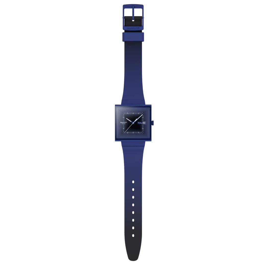 Orologio SQUARELY BLACKLIGHT Swatch