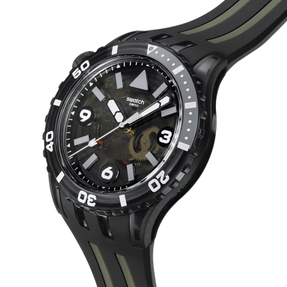 Orologio SWATCH Scuba BLACK SEA NETTLE