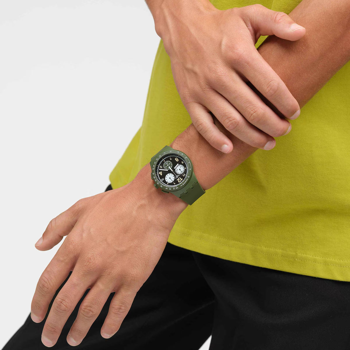 Orologio CHRONO NOTHING BASIC ABOUT GREEN Swatch