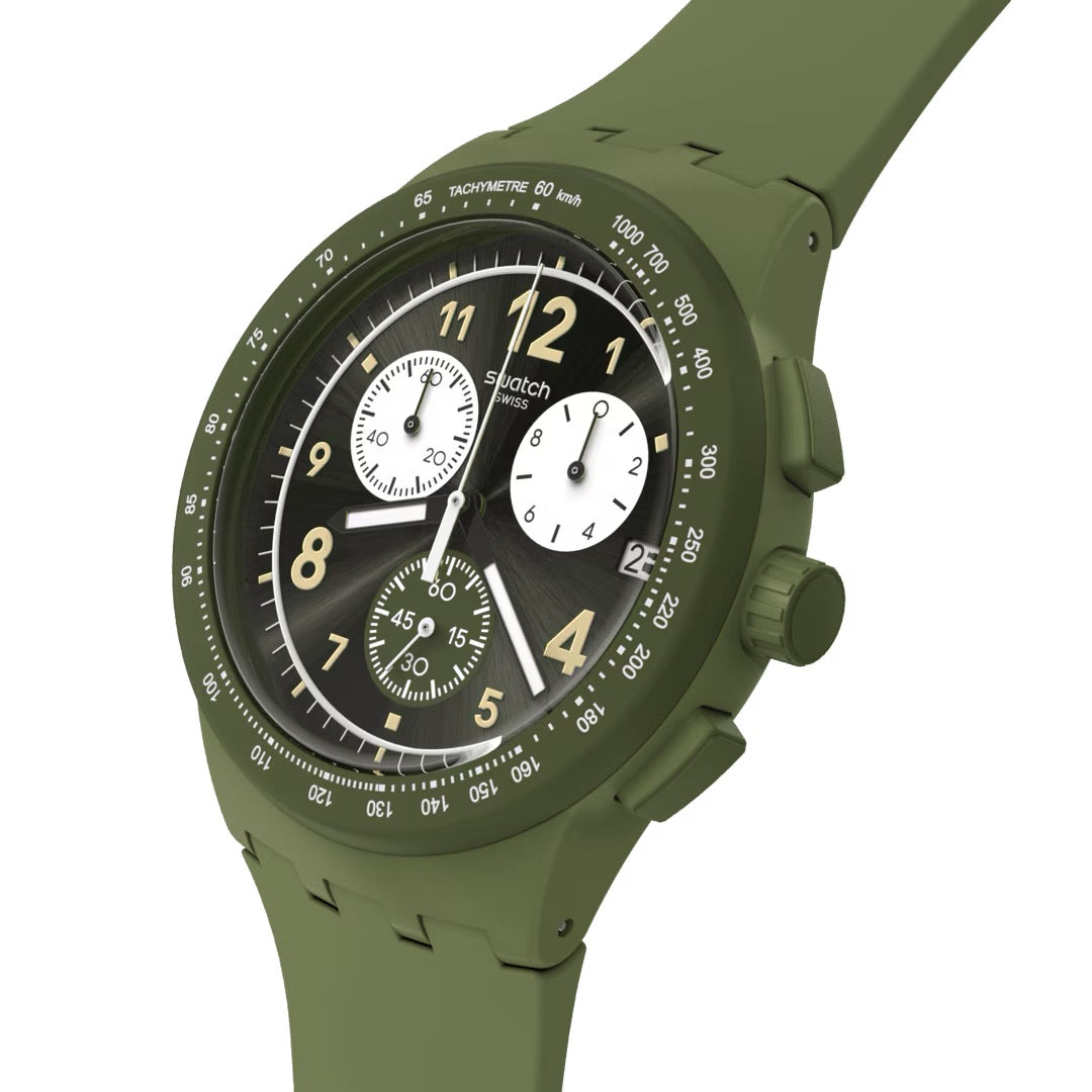 Orologio NOTHING BASIC ABOUT GREEN Swatch
