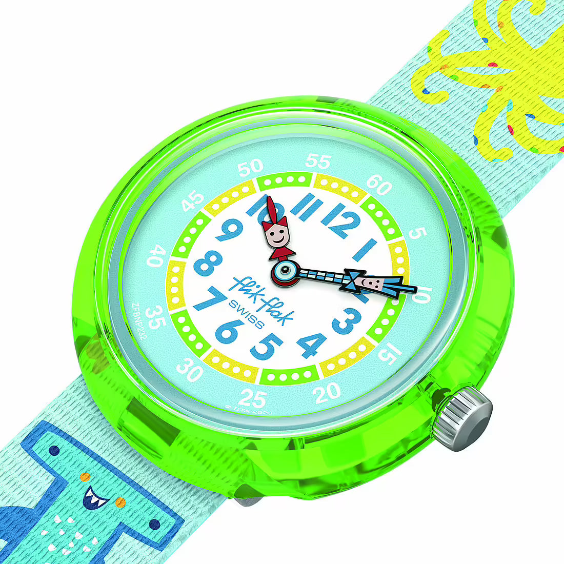 Orologio Bambino COLOUR IN NEON X FABER CASTELL Flik Flak
