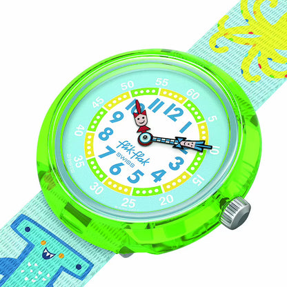 Orologio Bambino COLOUR IN NEON X FABER CASTELL Flik Flak
