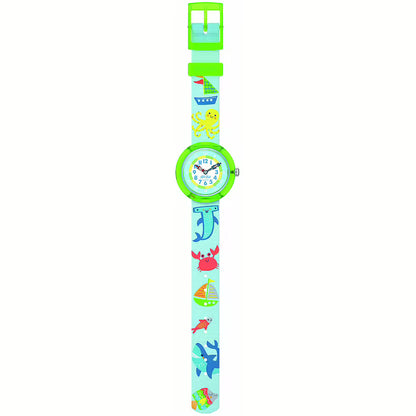 Orologio Bambino COLOUR IN NEON X FABER CASTELL Flik Flak