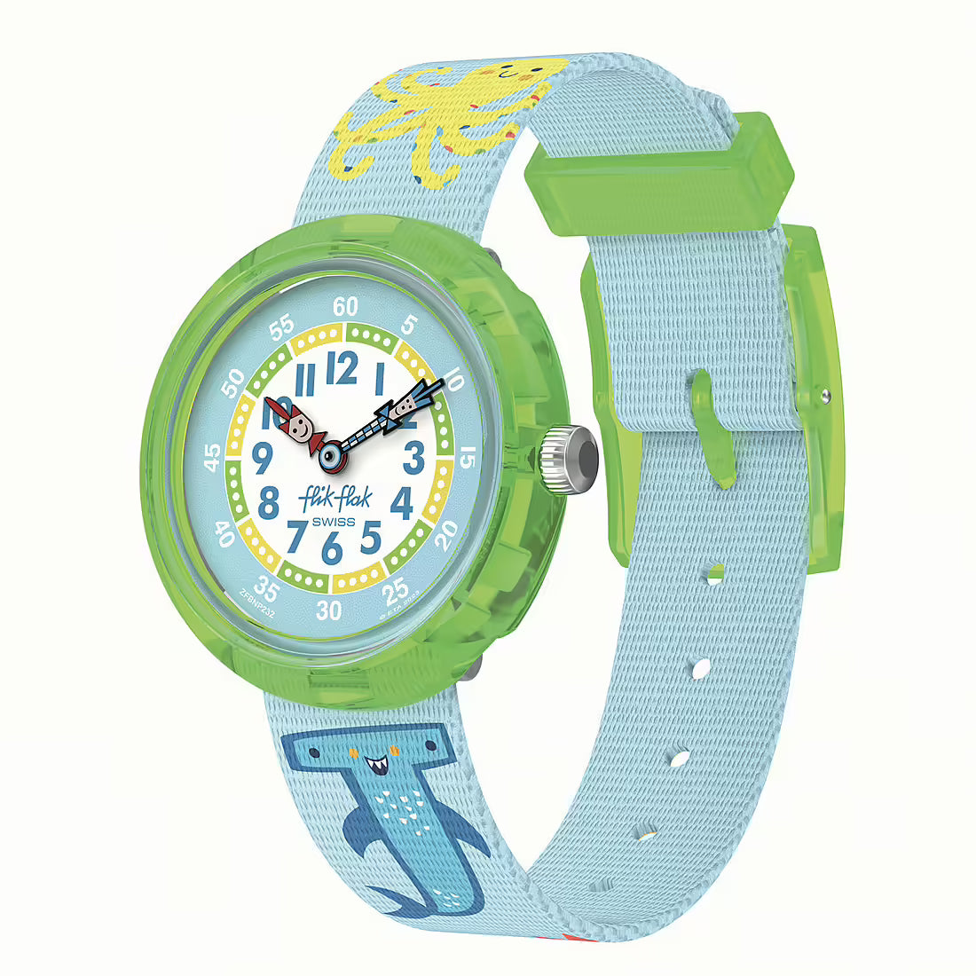 Orologio Bambino COLOUR IN NEON X FABER CASTELL Flik Flak