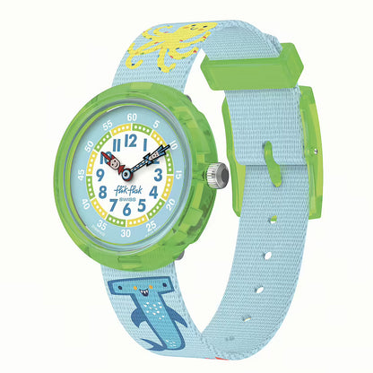 Orologio Bambino COLOUR IN NEON X FABER CASTELL Flik Flak