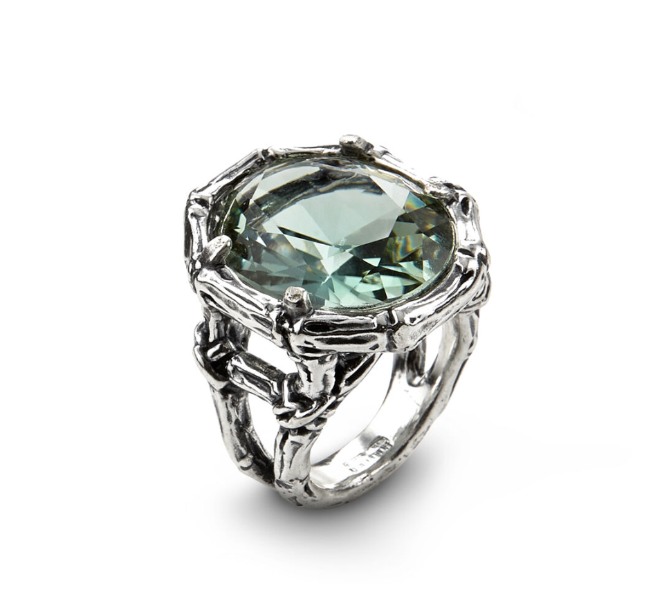 Anello Donna QUARZO BAMBU&