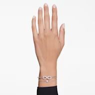 Bracciale rigido Hyperbola, Infinito Swarovski