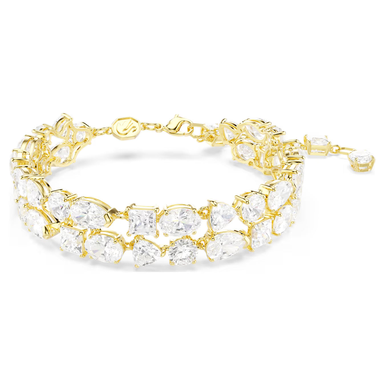 Braccialetto Donna finitura in oro 18K MESMERA Swarovski