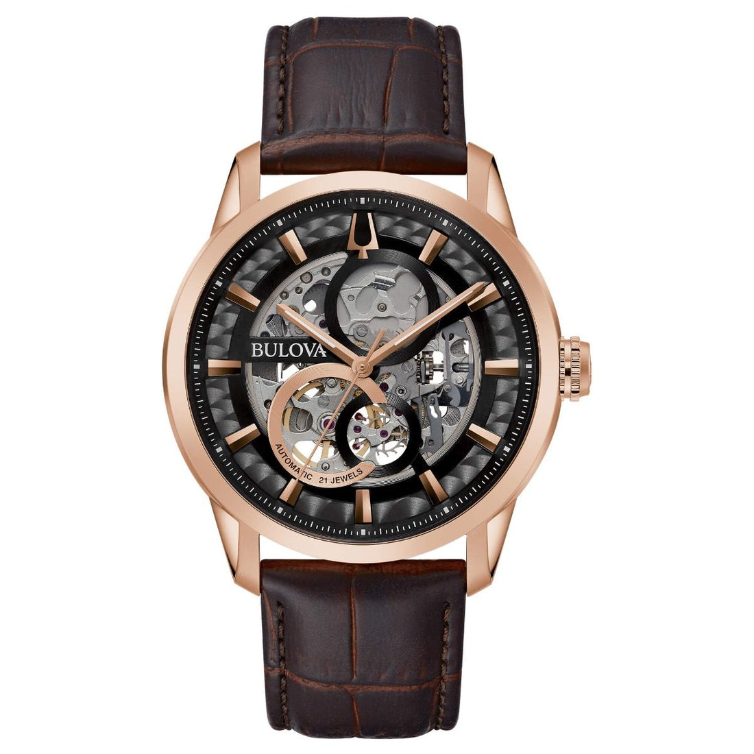Orologio solo tempo Sutton Skeleton BULOVA