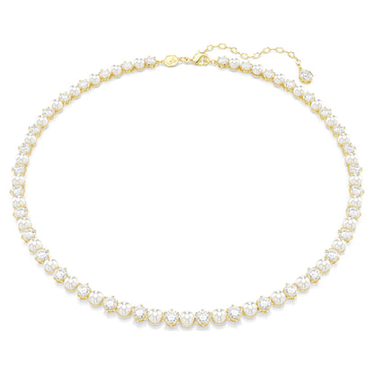 Collana TENNIS MATRIX CRYSTAL PEARL Swarovski