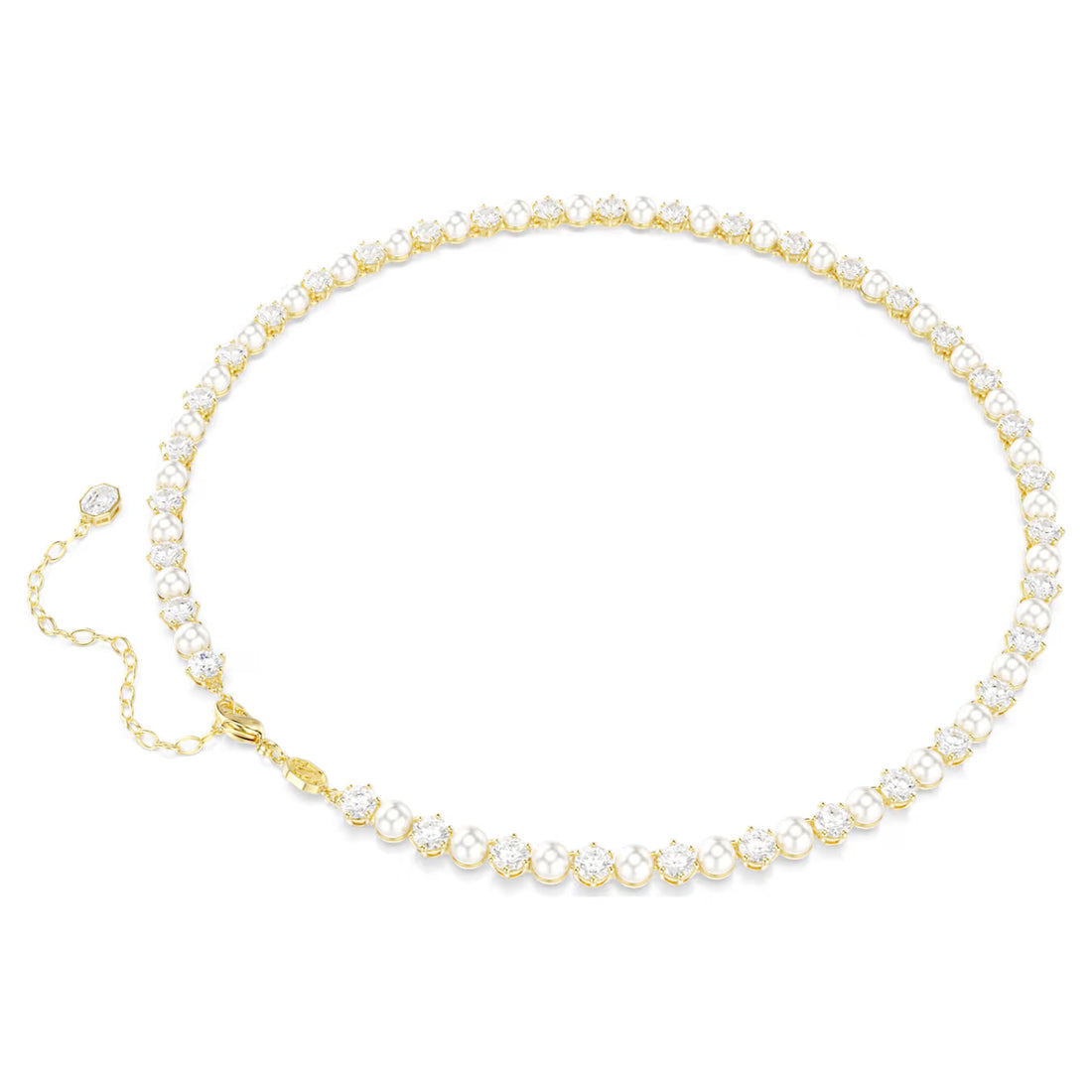 Collana TENNIS MATRIX CRYSTAL PEARL Swarovski