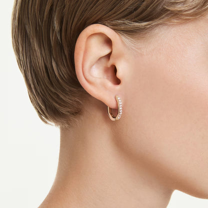 Orecchini a cerchio DEXTERA OTTAGONALI Swarovski