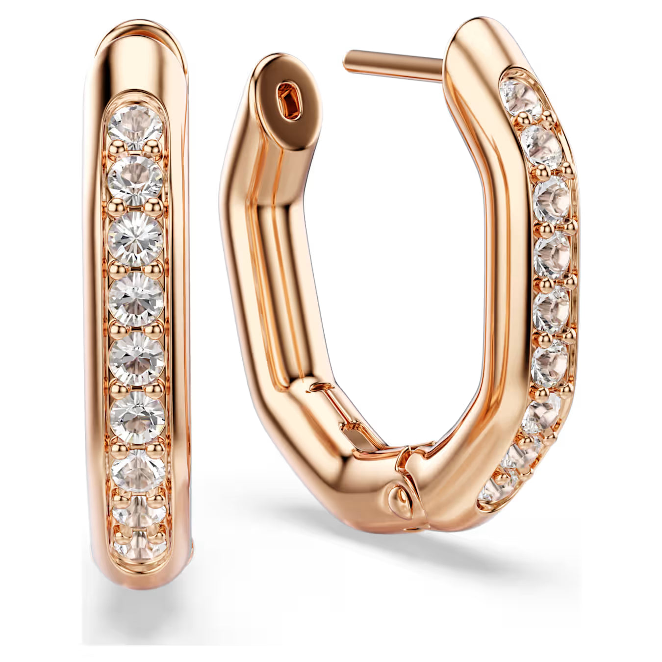 Orecchini a cerchio DEXTERA OTTAGONALI Swarovski