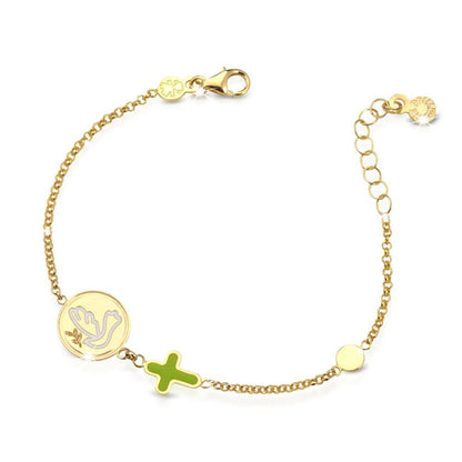 Bracciale COLOMBA CROCE Le Bebè