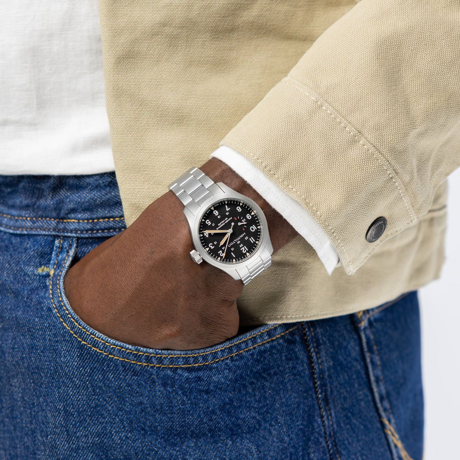 Orologio KHAKI FIELD MECHANICAL POWER RESERVE Hamilton
