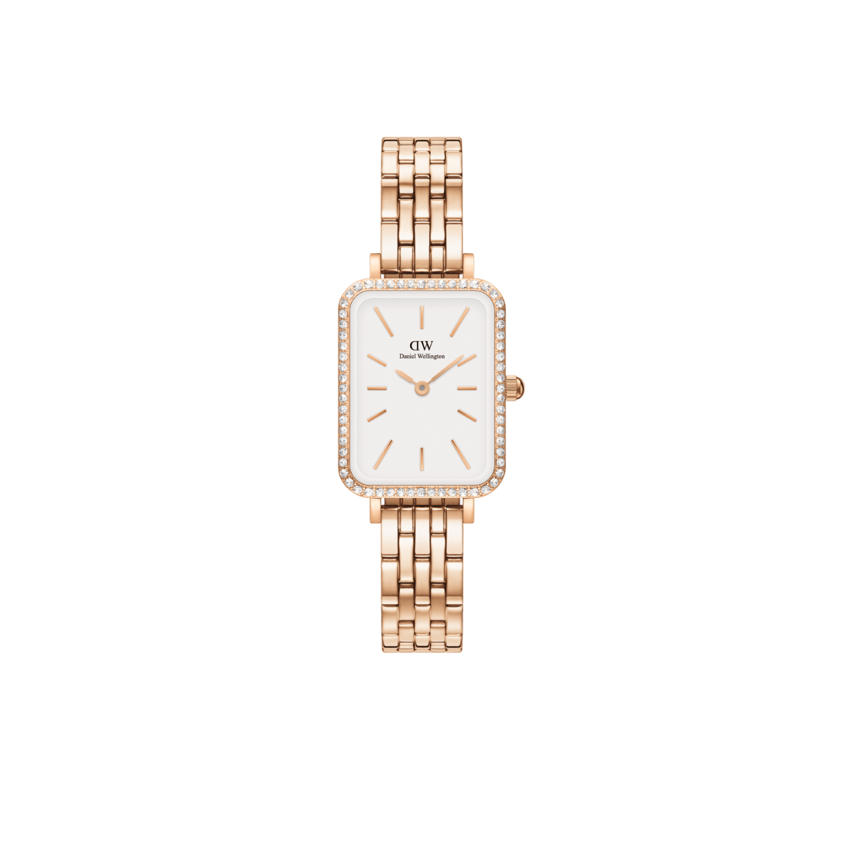 Orologio Quadro Lumine Bezel 5-Link Melrose DANIEL WELLINGTON