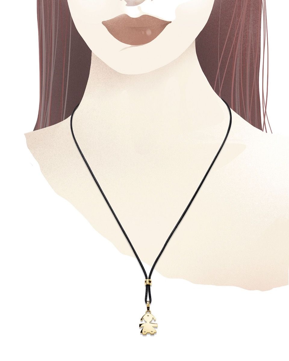 Ciondolo Bimba Oro Giallo LEBEBE&