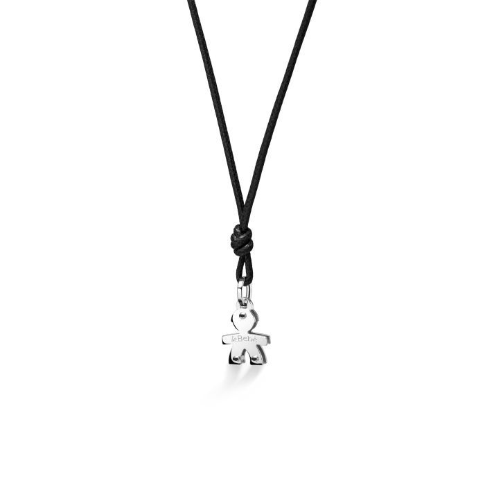 Ciondolo Bimbo Oro Bianco Mini LEBEBE&