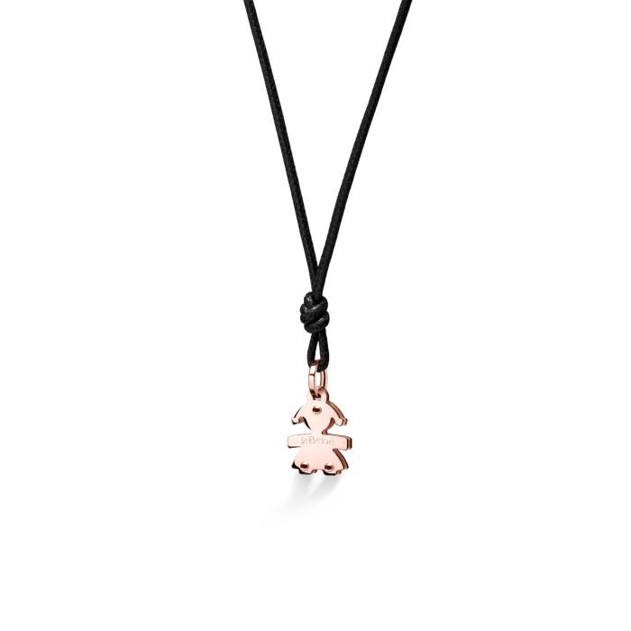 Ciondolo Bimba Oro Rosa Mini LEBEBE&