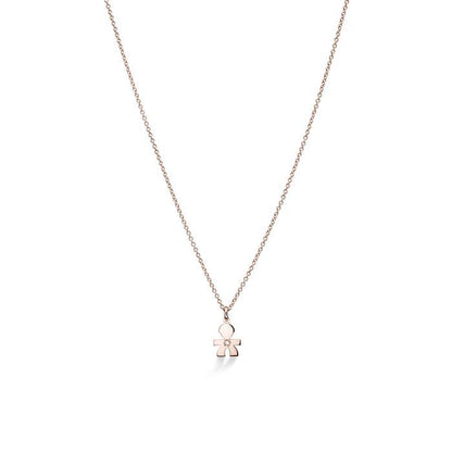 Collana Bimbo Oro Rosa E Diamante LEBEBE&