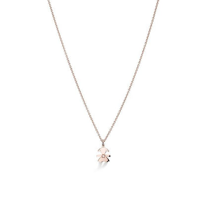 Collana Ciondolo Bimba Oro Rosa E Diamante LEBEBE&