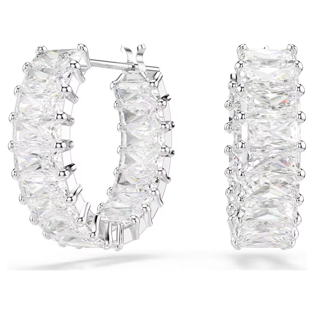 Orecchini CERCHIO MATRIX BAGUETTE Swarovski