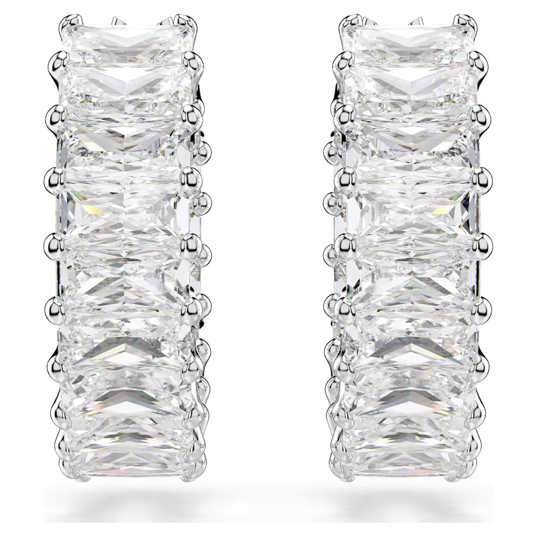Orecchini CERCHIO MATRIX BAGUETTE Swarovski