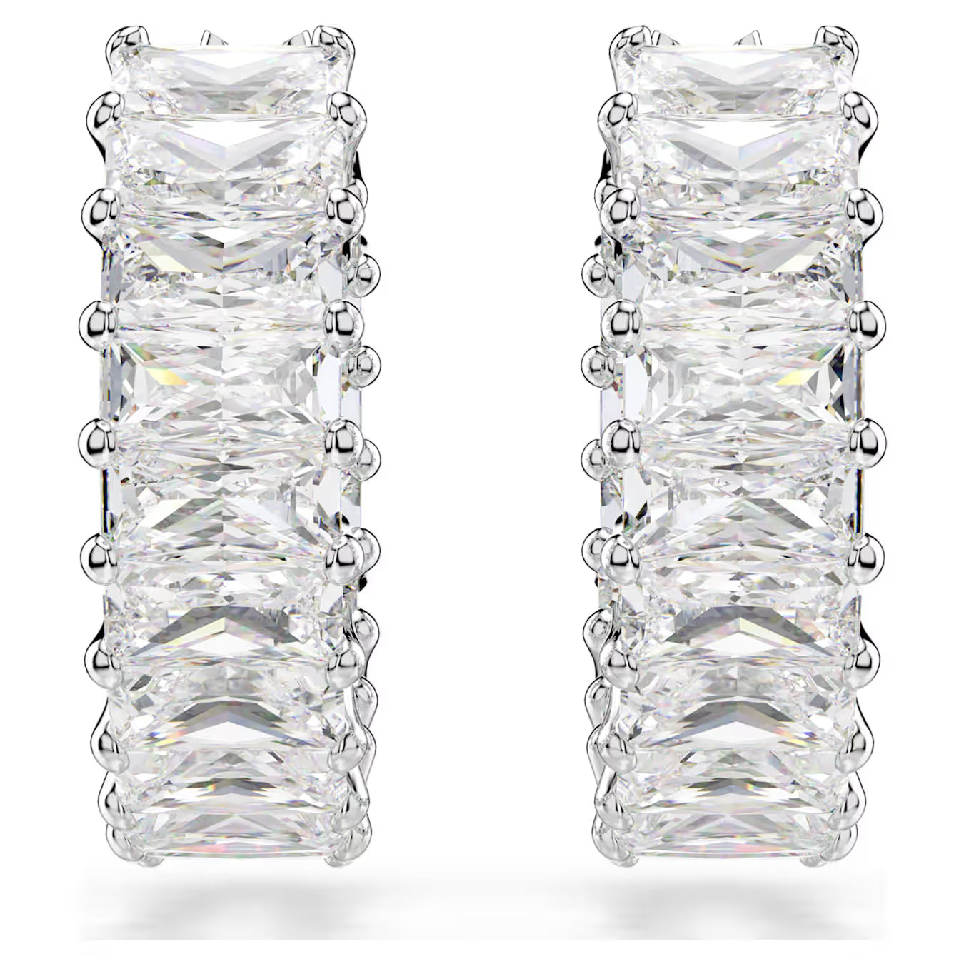 Orecchini CERCHIO MATRIX BAGUETTE Swarovski