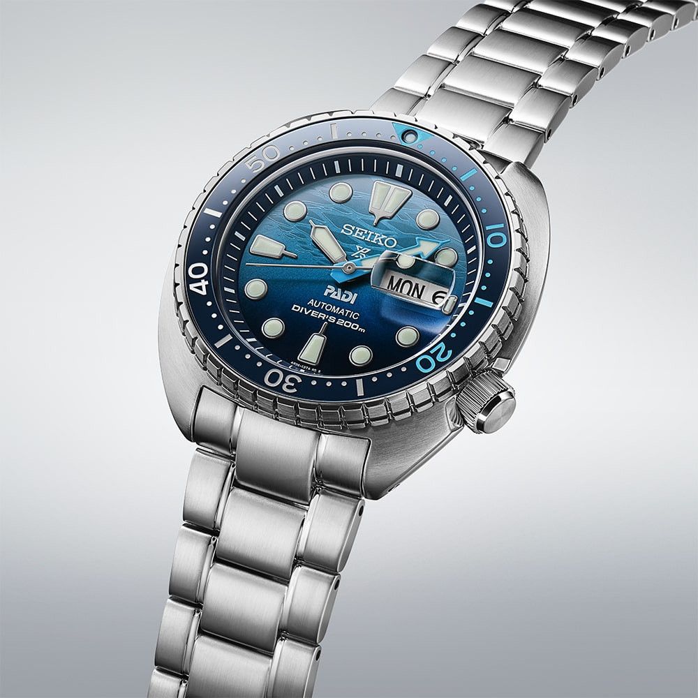 Orologio automatico SEIKO TURTLE PADI &quot;THE GREAT BLUE&quot;