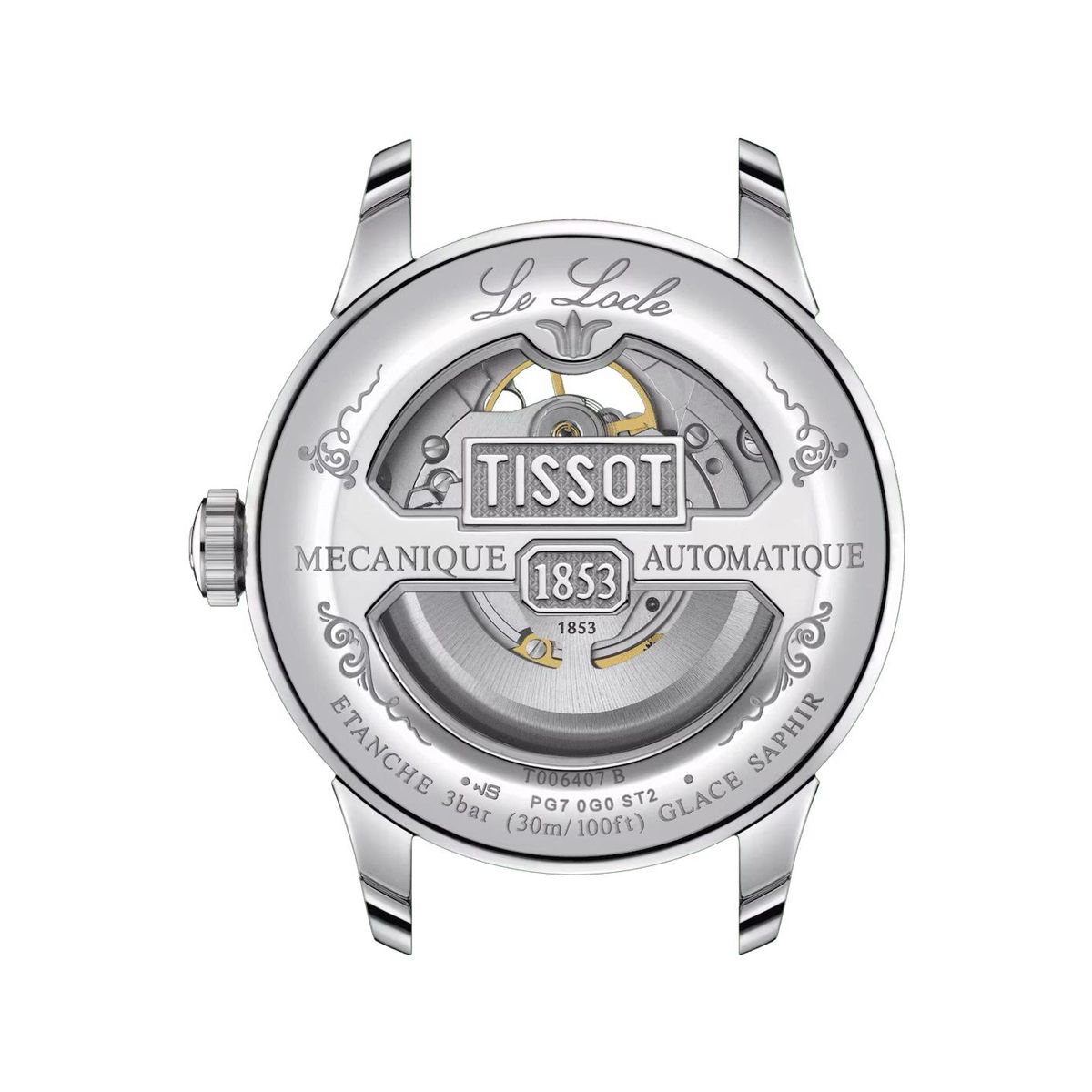 Orologio solo tempo TISSOT LeLocle Powermatic80 OpenHeart