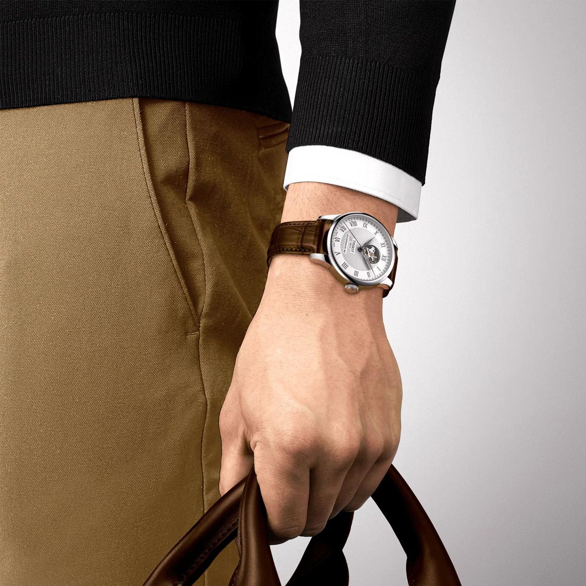 Orologio solo tempo TISSOT LeLocle Powermatic80 OpenHeart
