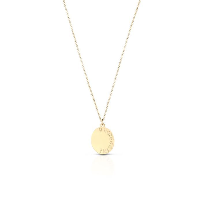 Collana Oro Giallo Madonnina e Cuore LEBEBE&