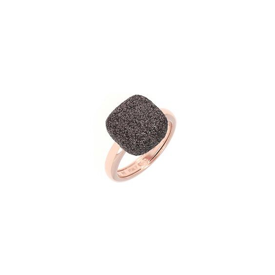 Anello TOPPA POLVERE DI SOGNI NERA Pesavento
