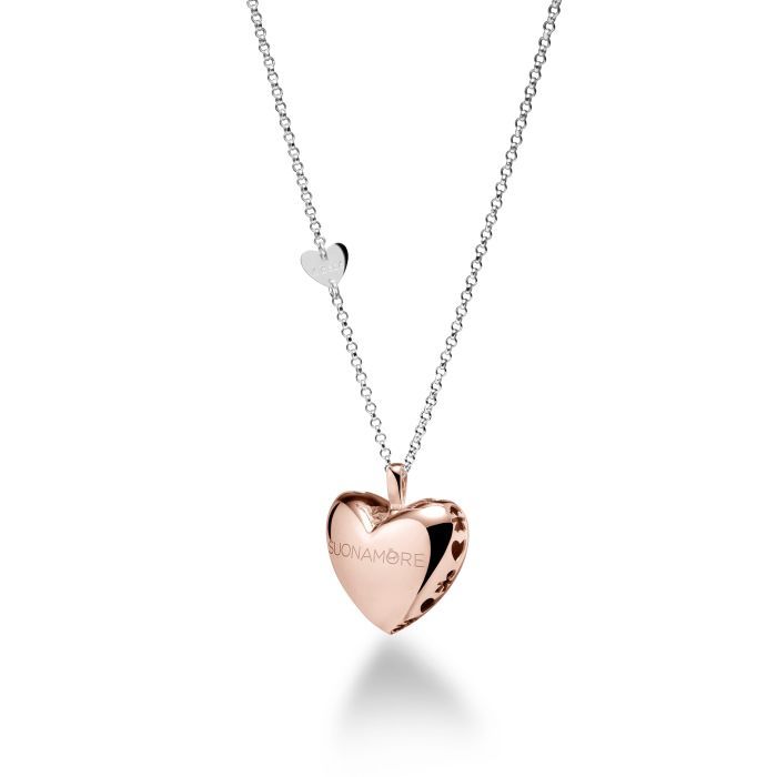 Collana Suonamore Argento Placcato Oro Rosa LEBEBE&