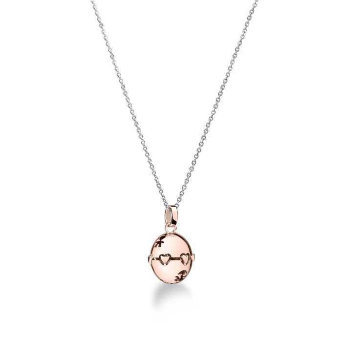 Collana Suonamore Argento Placcato Oro Rosa LEBEBE&