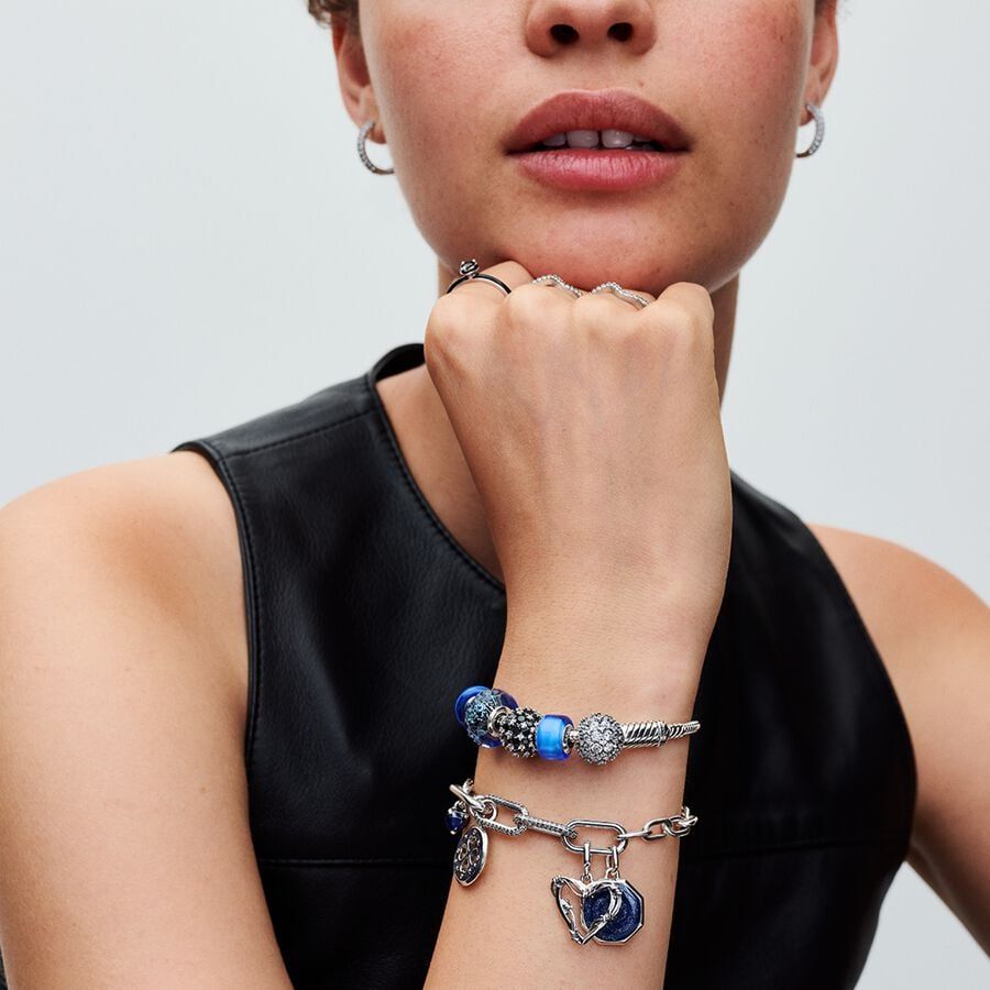 Charm DOPPIO LINK PIETRE LUMINOSE Pandora