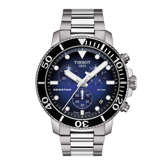 Orologio cronografo uomo tissot seastar 1000 chronograph