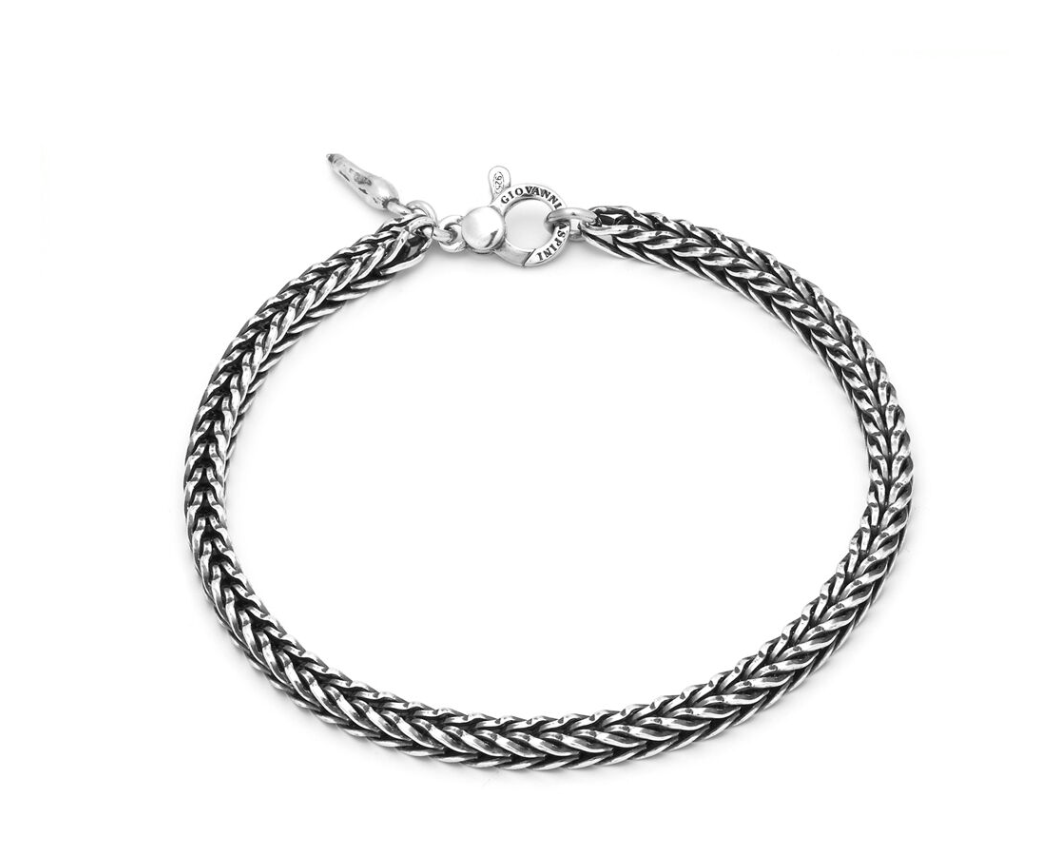 Bracciale Uomo TRECCIA QUADRA Giovanni Raspini
