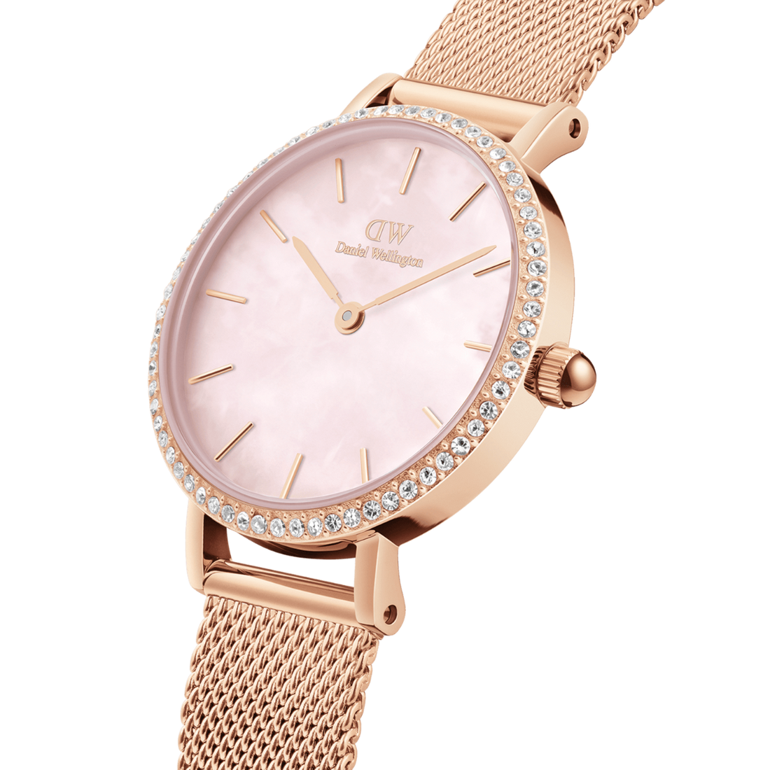 Orologio Petite Lumine Bezel Melrose Pink Mop DANIEL WELLINGTON